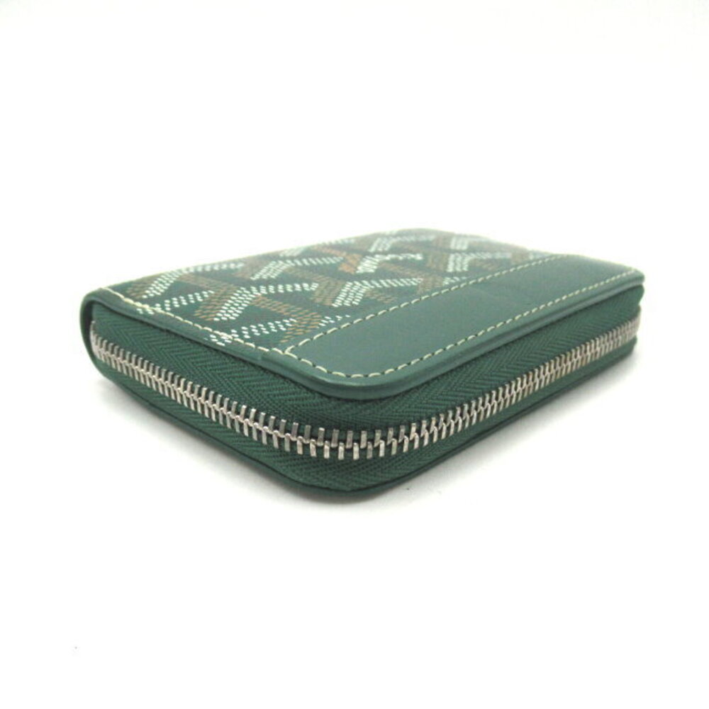 Goyard canvas Wallet green - Picture 3 of 8